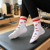 Chaussettes de yoga et de Pilates personnalisées avec votre logo, votre couleur et votre grip – Antidérapantes en silicone, respirantes, en coton, écologiques et de qualité supérieure