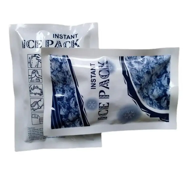 OEM ODM Disposable Eco-friendly Fast-Cooling Plastic Ice Pack Instant Cool Pack for Hot Cold Therapy GY Brand Customizable Size