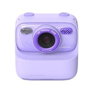 Appareil photo à impression instantanée à double objectif avec carte TF de 32 Go, écran HD de 2.4 pouces et endurance vidéo 3.5H, cadeau d'anniversaire pour garçons et filles - Product Image 4