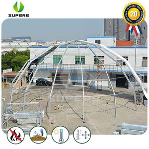 Al aire libre de aluminio de gran iglú cúpula geodésica estructura <span class=keywords><strong>tienda</strong></span> - Product Image 4