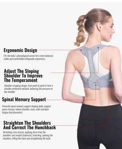 Verstelbare Rugondersteuning Sport Rughouding Corrector Voor Pijnverlichting Gordel Rughouding Corrector - Product Image 4