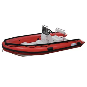 Rib boat inflatable fishing boat with bench seat 430 470 520 frp fiberglass hull rib430