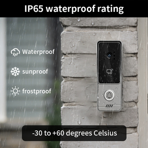 Interphone vidéo à déverrouillage rapide par carte de sécurité commerciale pour immeubles d'appartements - Product Image 2