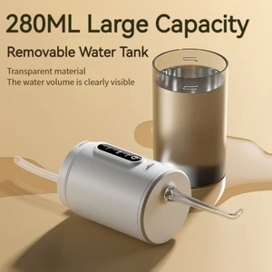 Irrigador Bucal Portátil Recargable con Logotipo Personalizado, Irrigador Bucal Eléctrico Inalámbrico de 280 ml para el Cuidado Bucal, Limpiador Dental con Chorro de Agua para la Limpieza de Dientes - Product Image 6