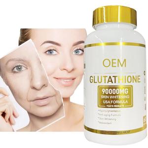 Fornitura Diretta dalla Fabbrica, Servizio Personalizzato, Basso MOQ, Capsule di Glutatione, Pillole Sbiancanti per la Pelle con Collagene e Vitamina C per Adulti - Product Image 1