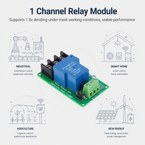 Module de relais 1 <span class=keywords><strong>canal</strong></span> 30A avec isolation optocoupleur 5V 12V 24V, prend en charge le déclenchement par niveau haut et bas – Approvisionnement direct usine - Product Image 5