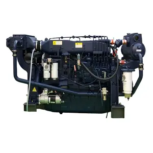 Hot sale Original Weichai WD10C278-15 water cooled inboard marine diesel engine 278HP 1500RPM boat engine