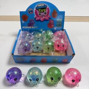 Pelota Antiestrés de Pulpo Súper Suave, Juguete Sensorial de TPR, Lindo Juguete Blandito para Aliviar el Estrés, Juguete Antiansiedad Relajante - Product Image 2