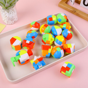 Juego de Rompecabezas de Plástico Luban Lock Kongming Lock para Niños y Adultos de 7 a 12 Años, Juego Educativo de Desafío Mental - Product Image 3