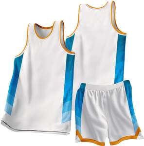 クイックドライ通気性バスケットボールトレーニング服カスタムサマーシーズン自動切断技術 - Product Image 4