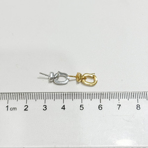 Colgante de Plata S925 para DIY con Cuentas Redondas de 9-13 mm 31113, Accesoriza tu Collar con Hebilla Vacía, Accesorios de Perlas de Lujo 2022 - Product Image 3