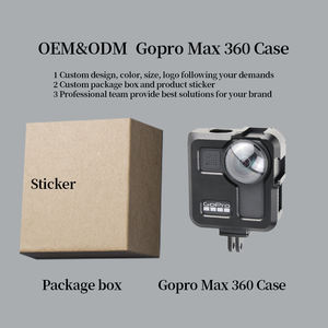 Construir nueva marca Venta caliente Diseño de moda Oro Negro Rojo Azul Rosa Color Aleación de aluminio para <span class=keywords><strong>Gopro</strong></span> <span class=keywords><strong>Max</strong></span> <span class=keywords><strong>360</strong></span> Funda para <span class=keywords><strong>cámara</strong></span> - Product Image 6