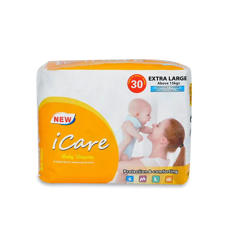 BD060 ucuz fiyat özelleştirme Rayon kumaş bebek bezi bebek bezi 1.6 yıl