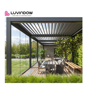 Pérgola de aluminio del área de la Bahía de <span class=keywords><strong>San</strong></span> <span class=keywords><strong>Francisco</strong></span>, pantalla magnética bioclimática de aleación de aluminio con vista al mar - Product Image 5