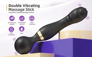 SLMDOLL vendita calda <span class=keywords><strong>Venus</strong></span> bacchetta riscaldata doppia testa vibratore dildo 20 modalità vibratore adulto per le <span class=keywords><strong>donne</strong></span> giocattoli del sesso - Product Image 2