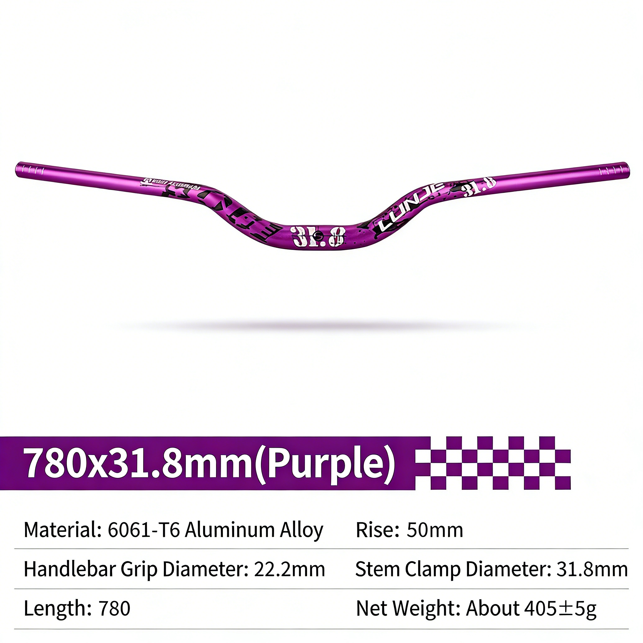 Black Label Purple 31.8 * 780mm/50Hlifting