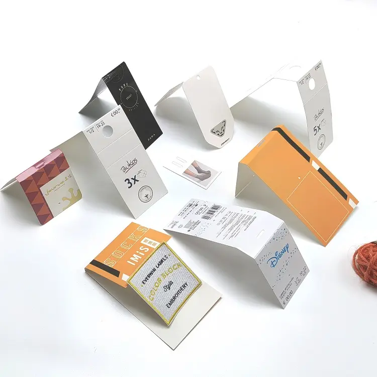 Горячая Распродажа, разные цвета, индивидуальная упаковка из переработанных висячих карточек и носков