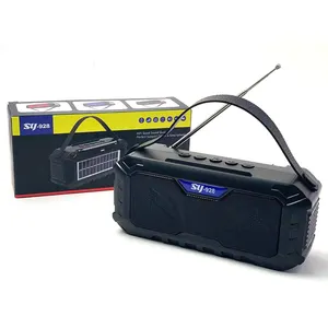 New Arrival Năng Lượng Mặt Trời Power SY-928 Panel Năng Lượng Mặt Trời Siêu Bass Không Dây Xách Tay BT Speaker Với TF AUX USB Chơi Năng Lượng Mặt Trời Loa - Product Image 1