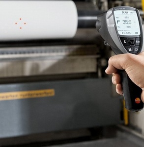 Pyromètre numérique industriel Testo 845, thermomètre infrarouge laser pour instruments de mesure de température élevée des batteries ABS, Testo 845 Ab - Product Image 3