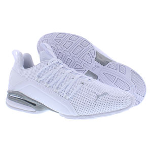 Zapatos Puma Axelion Perf para hombre Color: Blanco/Plateado 100% auténtico - Product Image 5