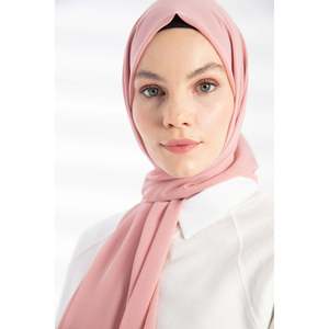 Elegant <b>Chiffon</b> <b>Scarf</b> For Women Long Pink Multi Functional Hijab Headwrap Fashion Accessory - Product Image 3
