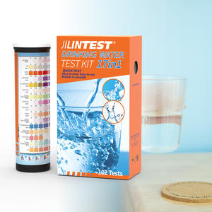 <span class=keywords><strong>Kit</strong></span> de test d'eau potable 17 en 1 100 bandelettes test de qualité de l'eau à domicile puits robinet avec test de bactéries - Product Image 2
