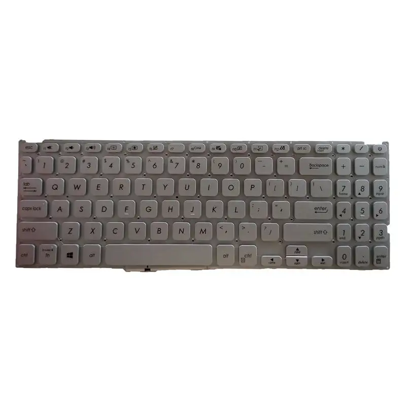US Silver No-backlit Keyboard for Asus Vivobook X509U X509UA X509FA X509FJ X509