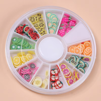 29377 Hars Mix-In Polymeer Klei Fruit 12 Roosters Mix-In Polymeer Klei Chips Polymeer Plakjes Voor Nail Art & Diy Ambachten Food Stijl