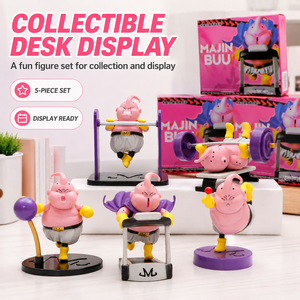 Set de 5 Figuras de Fitness <span class=keywords><strong>Buu</strong></span> en Todas sus Formas, GK <span class=keywords><strong>Majin</strong></span> <span class=keywords><strong>Buu</strong></span>, Muñeco de Juguete en Caja de Plástico y Pieza Decorativa - Product Image 6