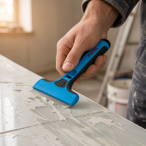 Raspador Manual FIXTEC, Juego <span class=keywords><strong>de</strong></span> 6 Piezas con Cuchilla SK5 <span class=keywords><strong>de</strong></span> 14 mm, Mango <span class=keywords><strong>de</strong></span> ABS y TPR con 5 Cuchillas <span class=keywords><strong>de</strong></span> Repuesto, Herramienta para Raspar Pintura <span class=keywords><strong>de</strong></span> Pisos y Vidrio - Product Image 2