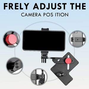 Caméra d'action personnalisée Support de téléphone Support de clôture <span class=keywords><strong>pour</strong></span> GoPro <span class=keywords><strong>iphone</strong></span> DJI <span class=keywords><strong>Osmo</strong></span> Insta360 Baseball Softball Tennis Training Recording - Product Image 4