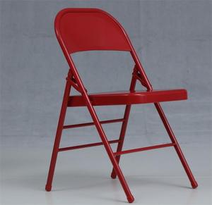 Silla plegable de Metal portátil para uso versátil para fiesta en casa Oficina Jardín Camping Sala de estar Dormitorio Patio Taller - Product Image 1