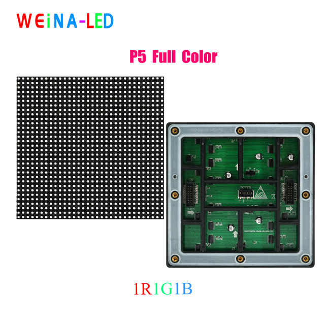 Traffic Guidance Outdoor LED Screen Module P5 160x160mm Highway Information Screen IP65 Waterproof High Brightness 2-Year