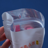 Sachets refermables à fermeture éclair en plastique de qualité alimentaire, imprimés par gravure personnalisée, résistants à l'humidité, pour l'emballage de poudres d'épices et de sauces