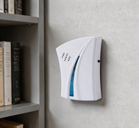 Sonnette numérique sans fil au design moderne avec télécommande, alimentation par batterie, installation facile pour appartement