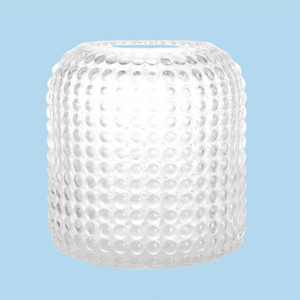 Hand Blown Hobnail <b>Bubble</b> Glass <b>Vase</b> Clear Textured Glass <b>Vase</b> for Home Decor Flower Arrangement Table Centerpiece Wedding Decor - Product Image 4
