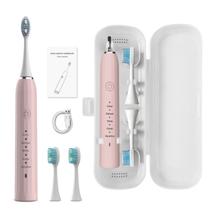 แปรงสีฟันไฟฟ้าอัจฉริยะสำหรับผู้ใหญ่ ชาร์จได้ นุ่มนวล ระดับมืออาชีพ พร้อมระบบตั้งเวลาอัจฉริยะ สำหรับการเดินทาง ช่วยฟอกสีฟัน - Product Image 1