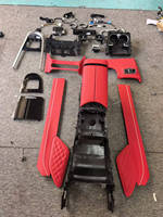 Kit de rétrofit pour console centrale et accoudoir en cuir rouge style W465 pour Mercedes Benz Classe G W463 G500 G55 G63 G350