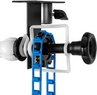 Sistem Penyangga Latar Belakang Manual 4 Roller Wall Mounting, Penahan Latar Belakang Plafon untuk Peralatan Studio Video
