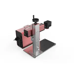 small mini 3d color portable mopa fiber laser raycus metal fiber laser marking machine with rotary