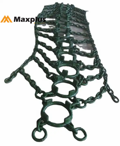 Cadenas de Nieve Multianillo de Acero Soldado para Neumáticos de Tractores Forestales, Cadenas Antideslizantes para Neumáticos de Vehículos 35.5 32 S - Product Image 3