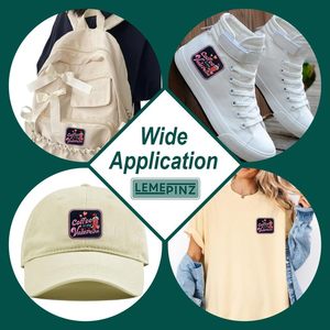 Custom Coffee Is My Valentine <b>Patch</b> 3 Inches Iron On Embroidery <b>Patch</b> For Hats Clothes <b>Backpacks</b> - Product Image 4