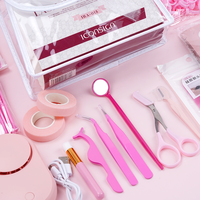 Kit d'extension de cils pour Salon de beauté, ensemble de formation de cils OEM, étiquette privée, outils de cils