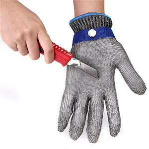 304 Stainless steel Anti-cutting metal stainless steel glove for woodworking/ engineer