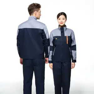 Polyester Cotton Twill Uniforms Design Safety Work Suits Clothes Working Uniform For Women