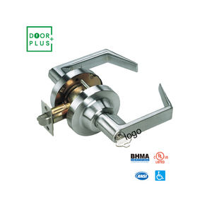 מנעול דלת צילינדרי כבד מסגסוגת אבץ של Doorplus עם ידית ידית פרטית בתקן ANSI - Product Image 1