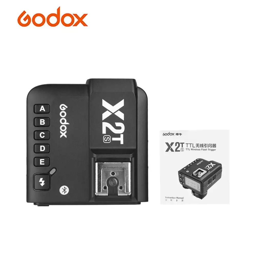 Godox X2T-S TTL kablosuz flaş tetik Sony kamera için 2.4G kablosuz tetik verici Godox AD200 iPhone HUAWEI için p20