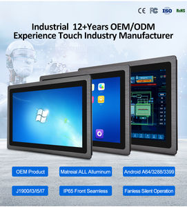 Безвентиляторный встраиваемый промышленный моноблок с открытой рамой, сенсорный экран, IP65, J1900, <span class=keywords><strong>Linux</strong></span>, в наличии - Product Image 3