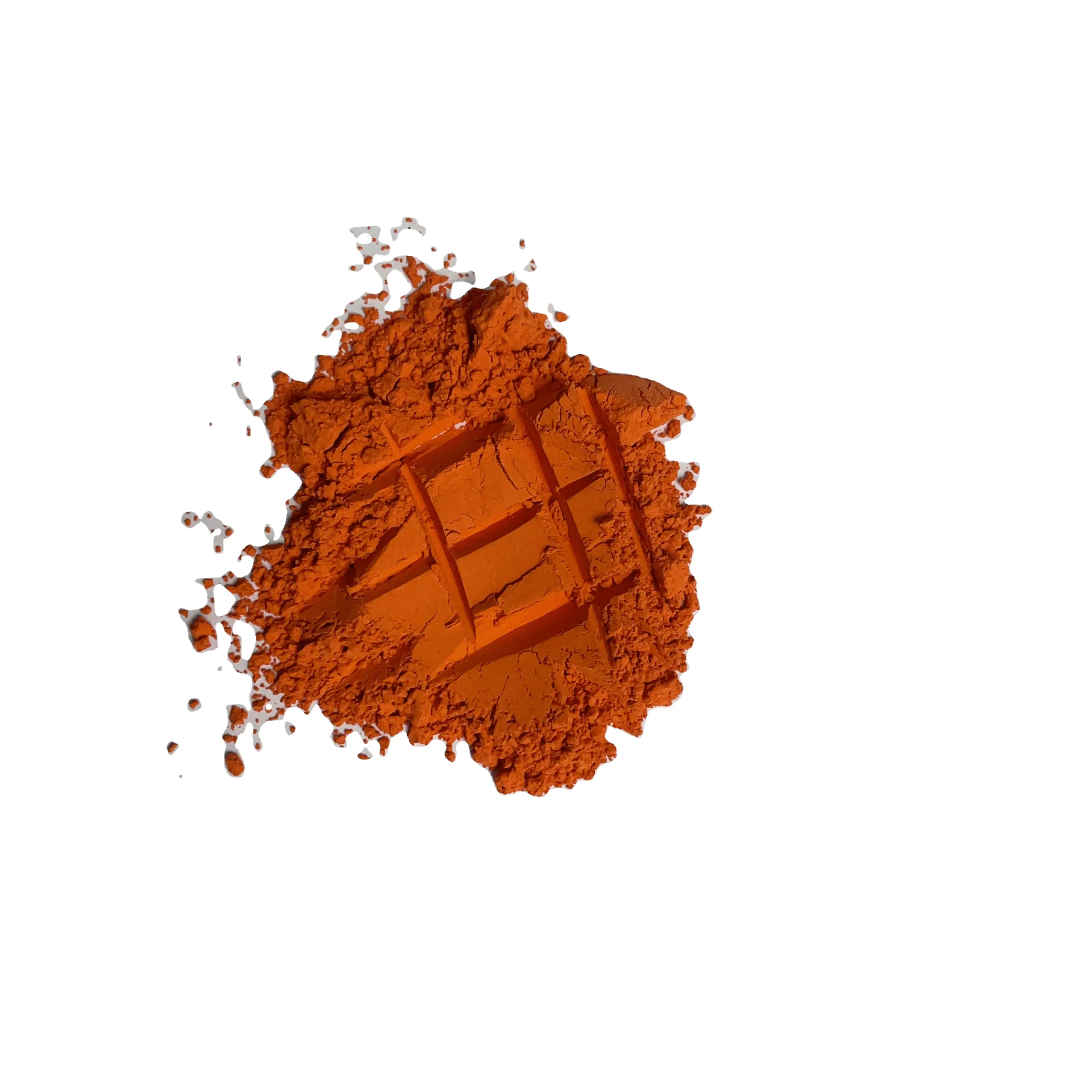 Poudre de peinture céramique Pigment Inclusion Orange pour porcelaine et vaisselle