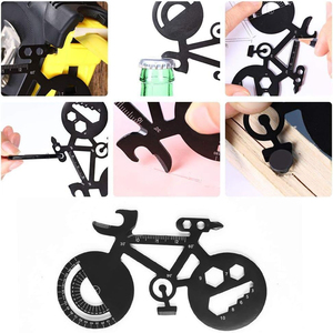 Chất Lượng Cao Edc 16 Trong 1 Ngoài Trời Hình Dạng Xe Đạp Đa Chức Năng Xe Đạp Công Cụ Đa Thẻ Công Cụ - Product Image 4